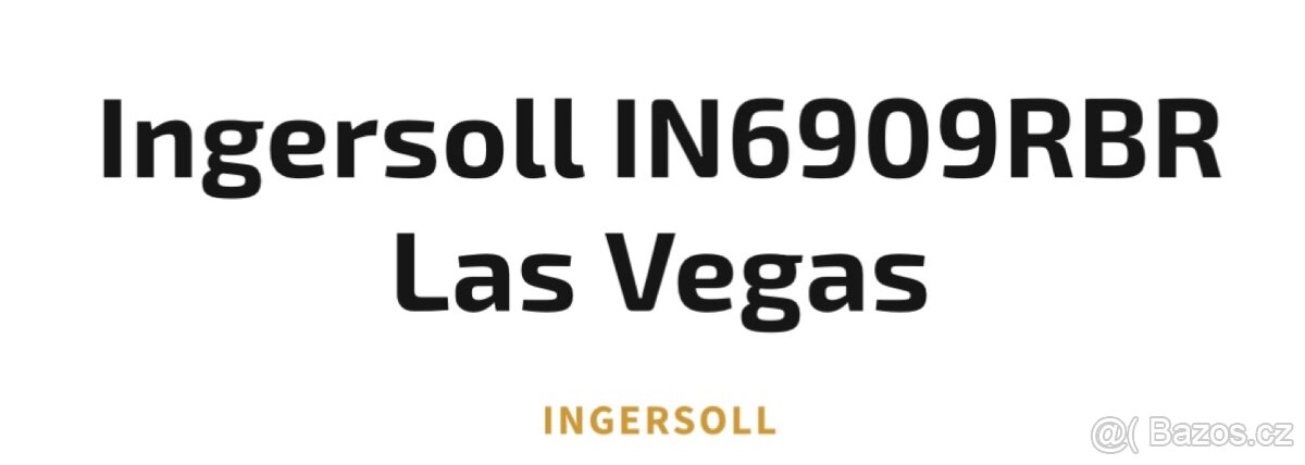 INGERSOLL Las vegas-limitovaná edice - 3