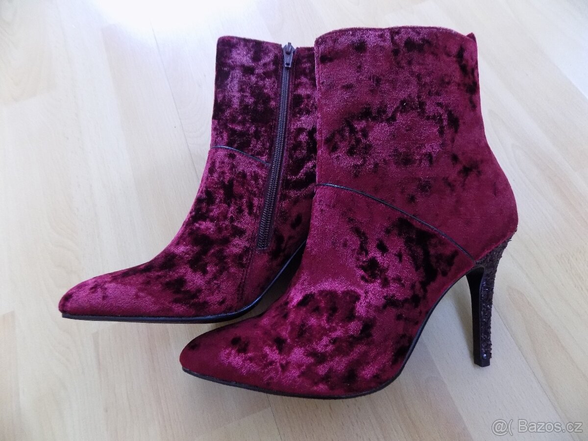 dámské luxusní kotníkové boty v.40 nové - 3