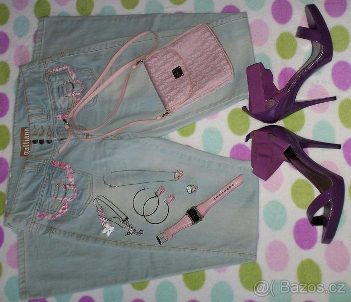 LOUIS VUITTON A GALLIANO - NOVÉ LUXUSNÍ KALHOTY atd. - 3