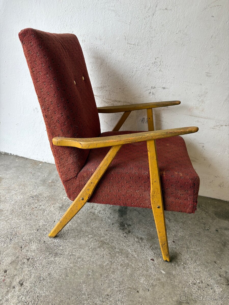 Retro křeslo Ton - 3