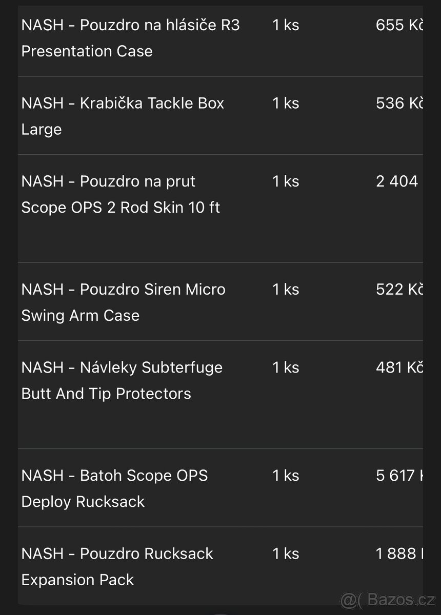 Komplet výbava - Nash - 3