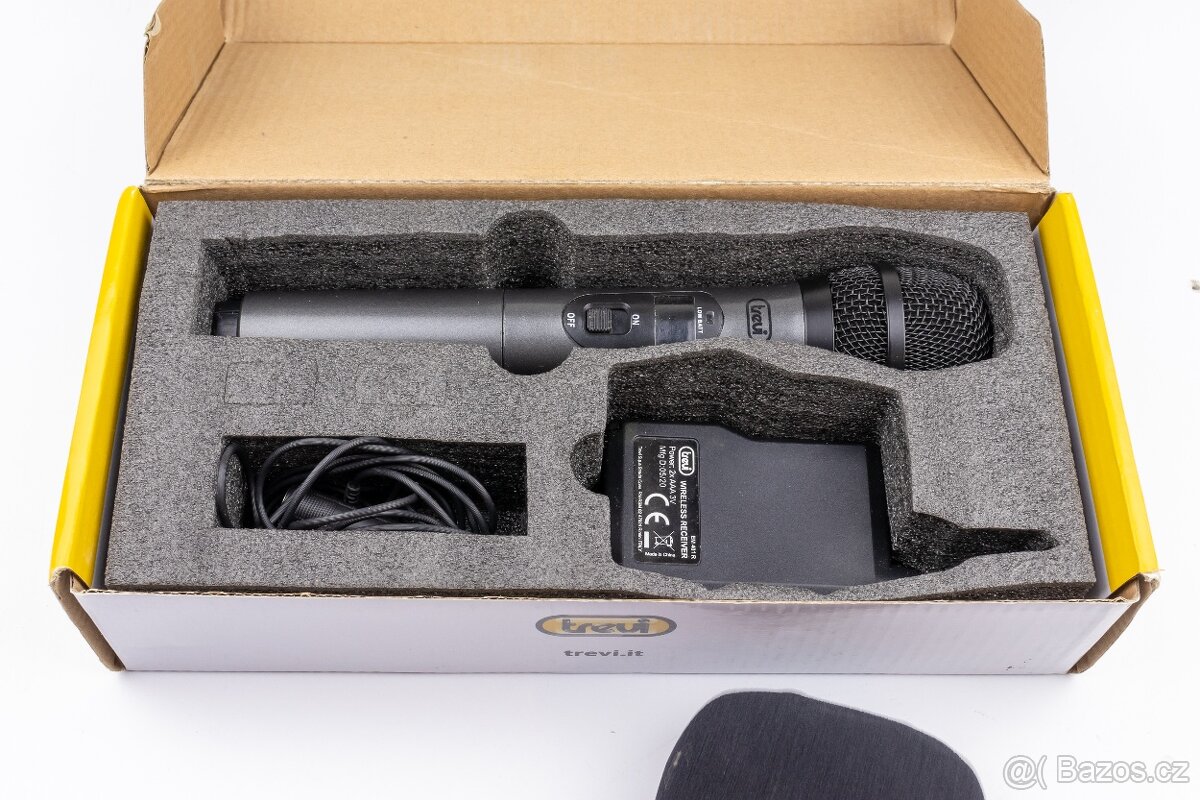 Bezdrátový dynamický mikrofon Trevi EM 401 R - 3