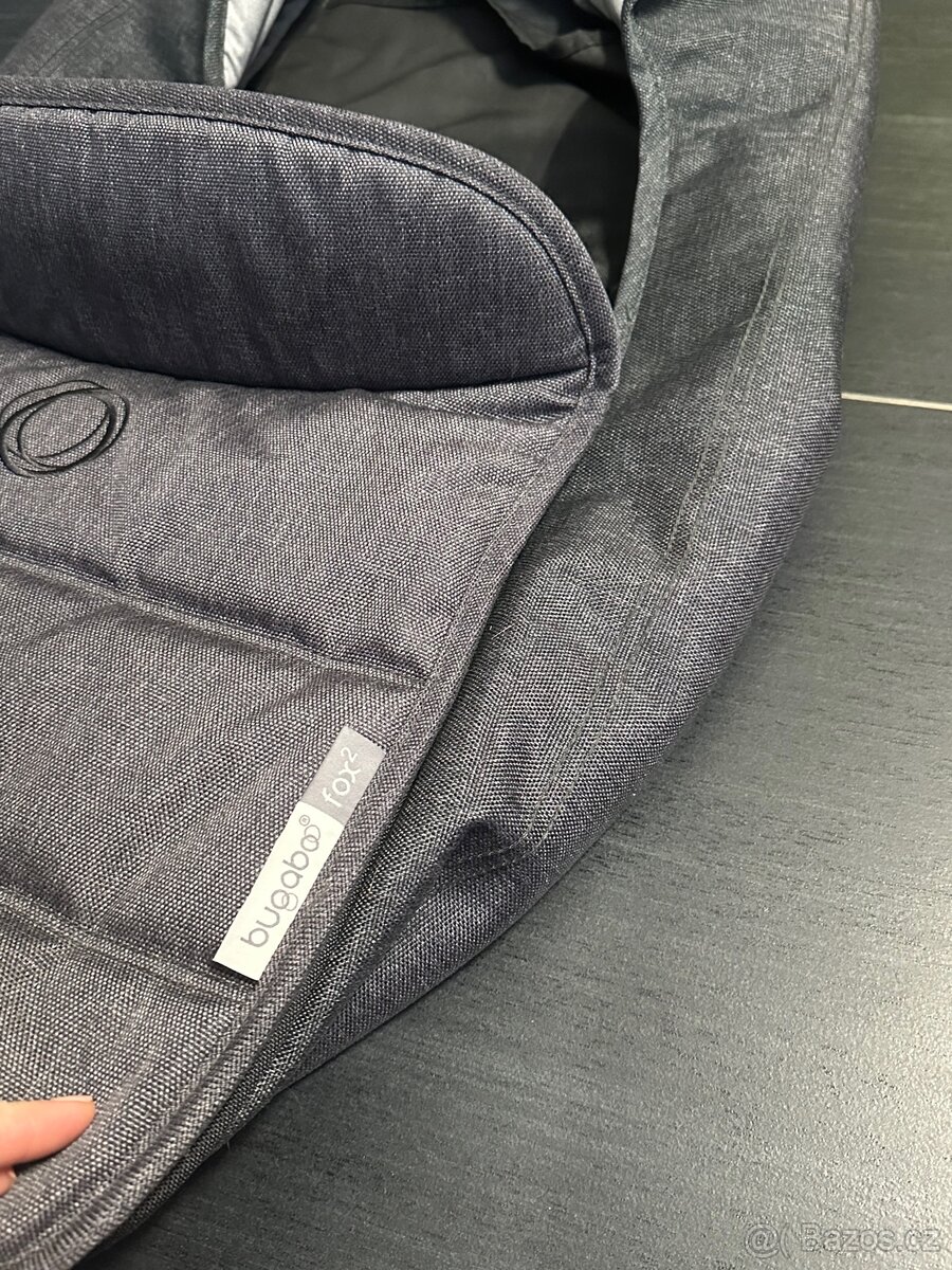 Bugaboo Fox 1,2,3 potah korby washed black - 3