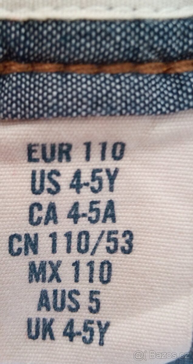 Chlapecké plátěné kalhoty vel. 110 - 3