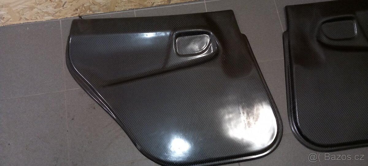 Subaru impreza 2001-2007 carbon výplně dveří zadni - 3