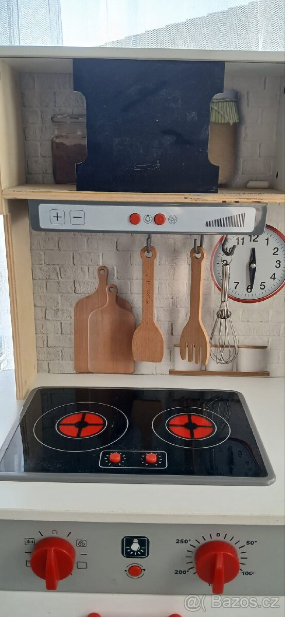 Dětská dřevěná kuchyňka s příslušenstvím - 3