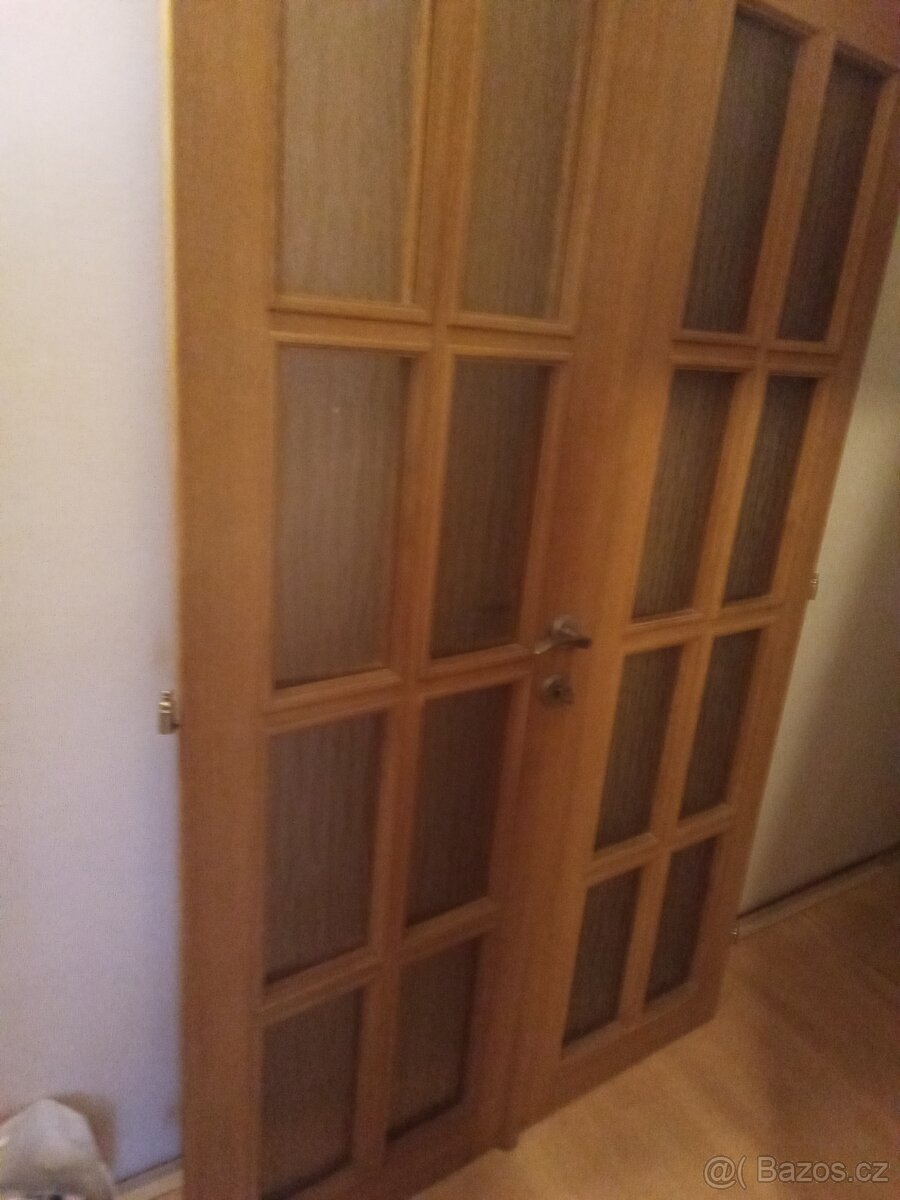 Dvoukřídlé dveře masiv 120cm - 3