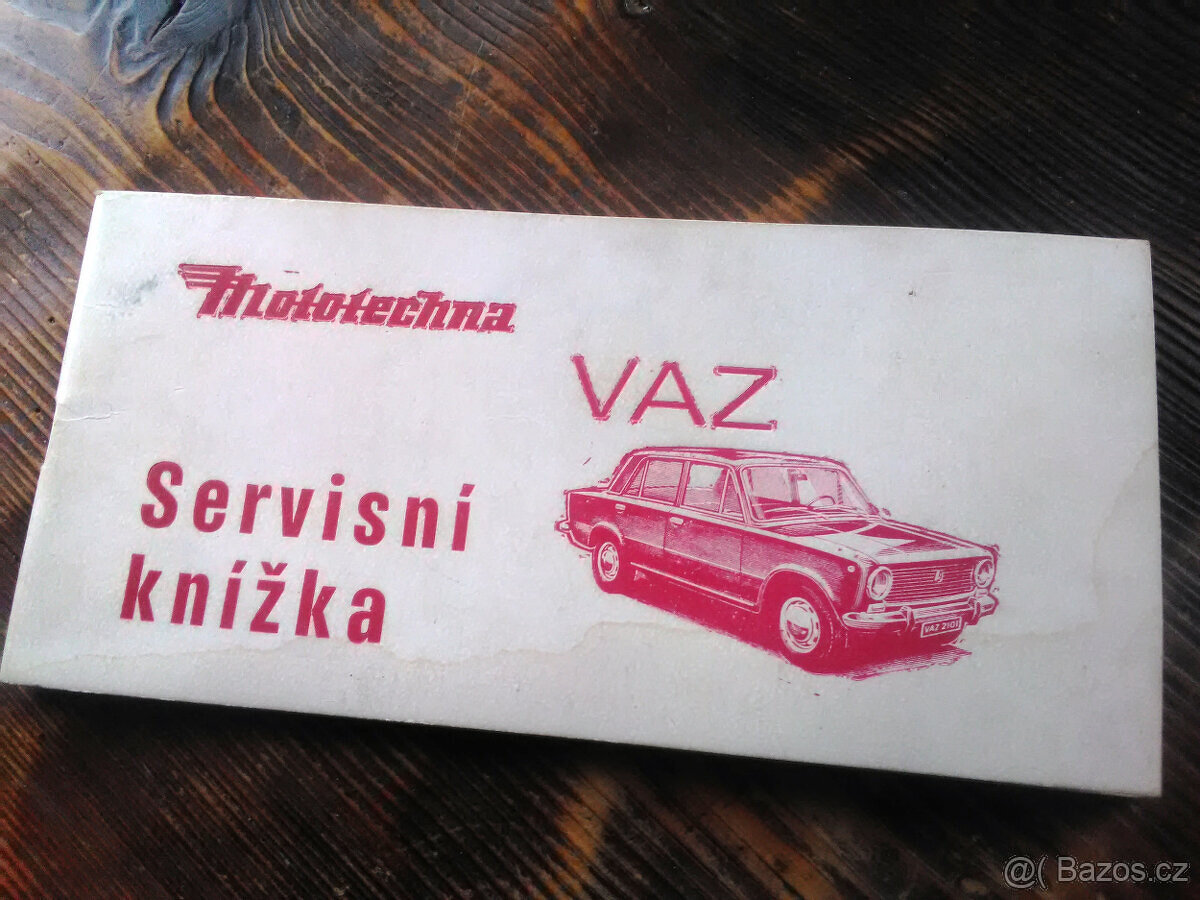 Nové zástěrky VAZ a servisní knížka - 3