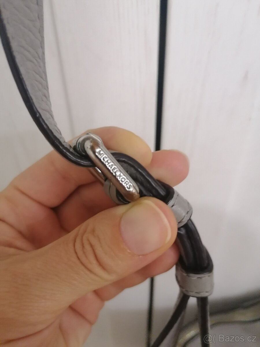 Kožená crossbody kabelka Michael Kors - 3