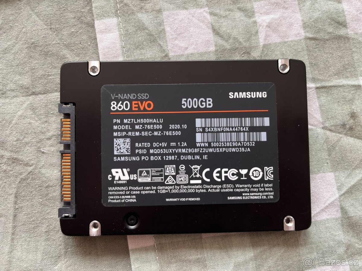 SSD - Samsung - 860 EVO - 500GB - 3
