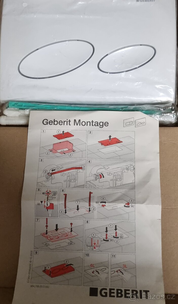 Tlačítko Kappa 20 bílé Geberit - 3