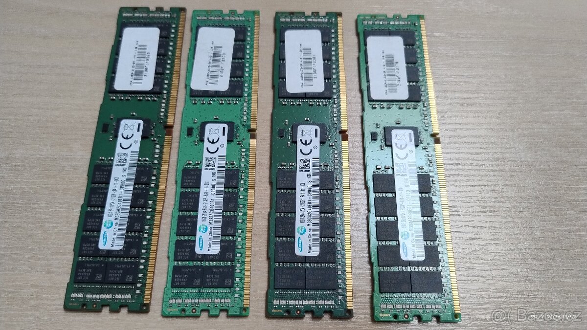 64 GB RAM DDR4 RDIMM ECC 2133P (KIT 4x16 GB) - 3