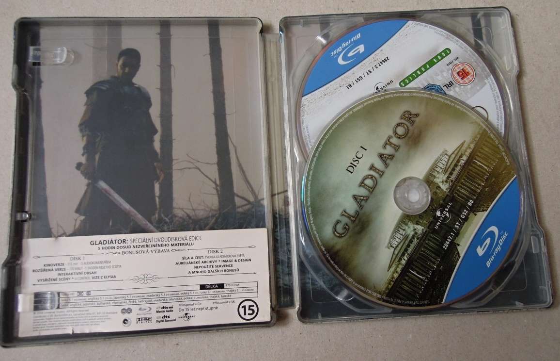 GLADIATOR (R.Crowe) 2disc steelbook - 3