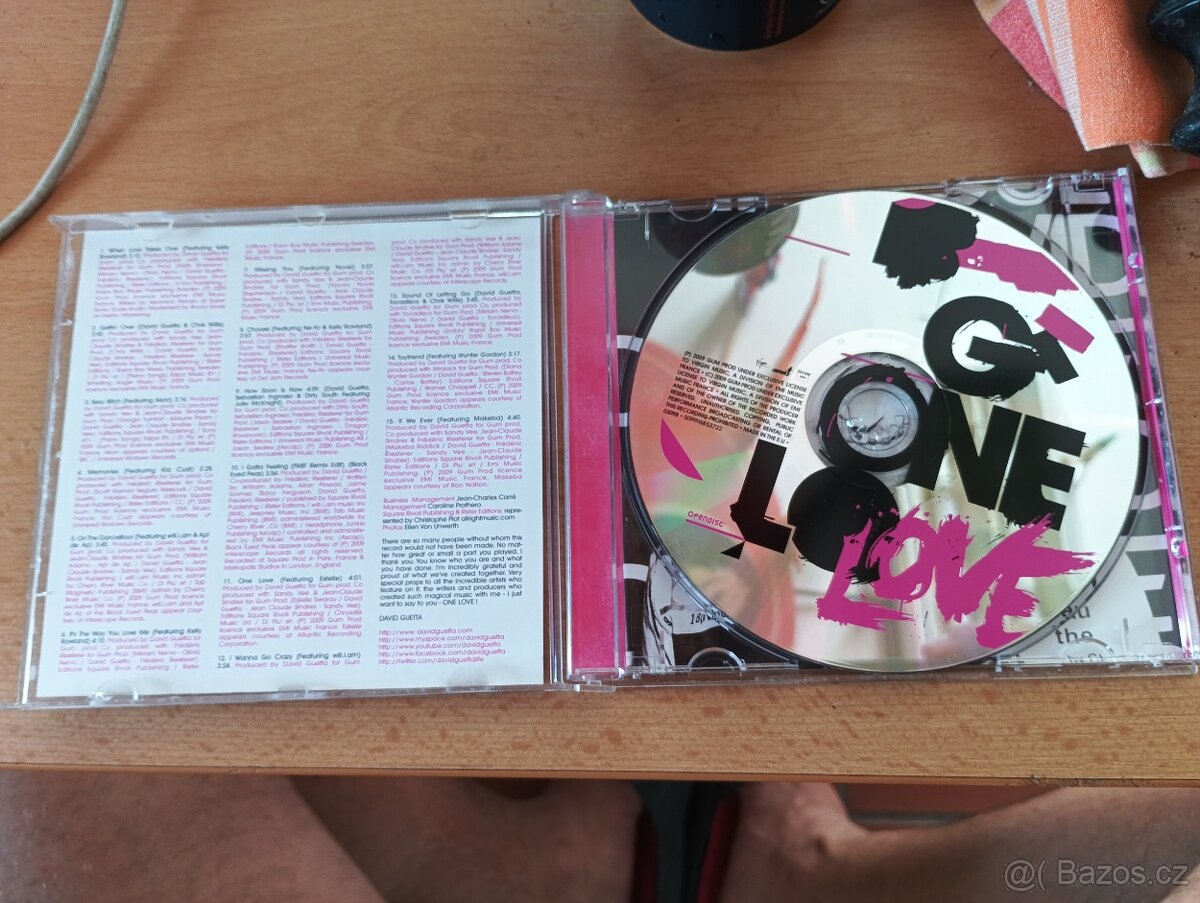 CD David Guetta - one love - 3