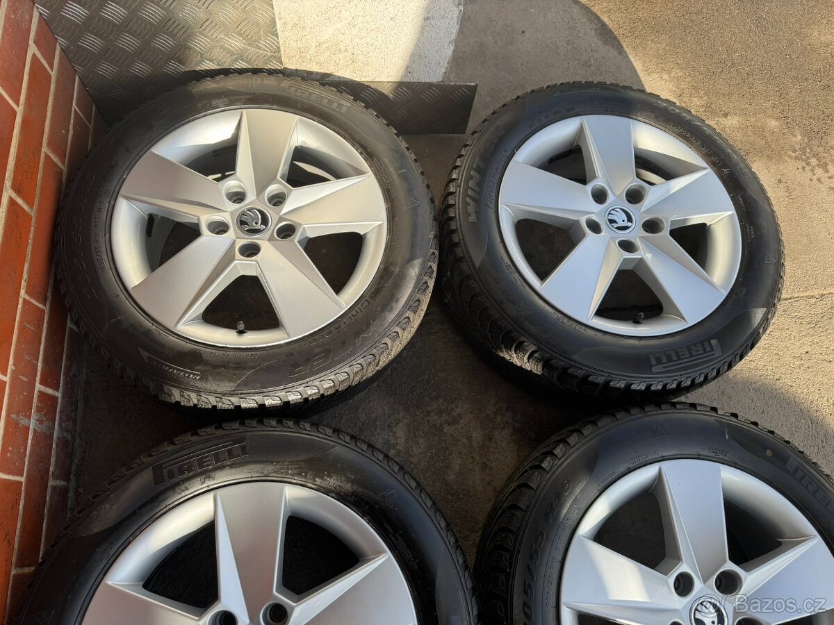 Alu 16" 5x112 škoda ILIAS zimní 75% O3, TOP - 3