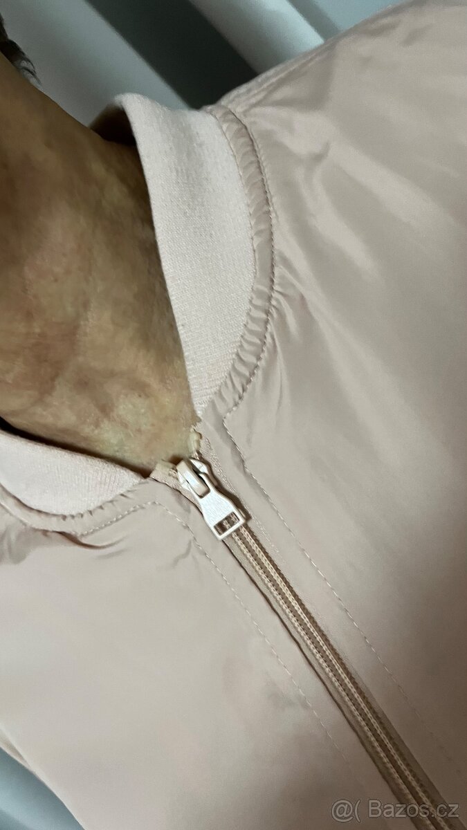 Růžová bomber bunda - 3