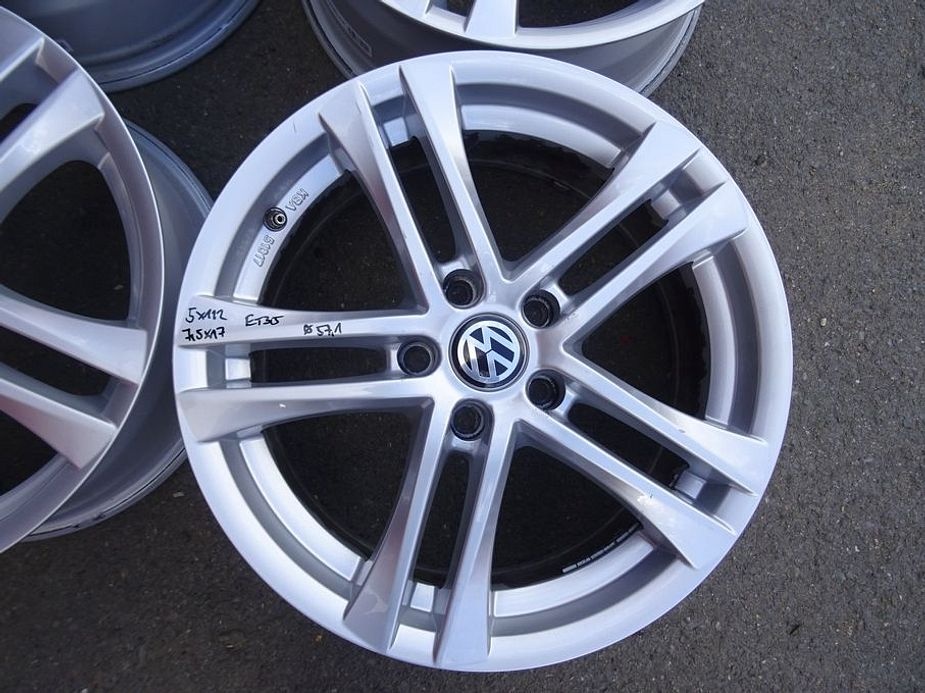 Alu disky na VW, Škoda, 17", 5x112, ET 35, šíře 7,5J - 3