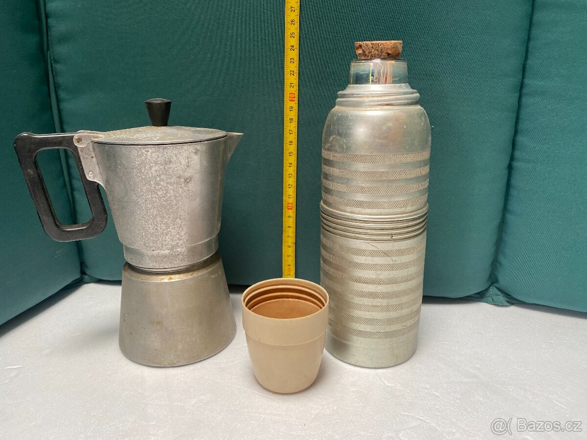 Retro moka konvička + termoska - 3