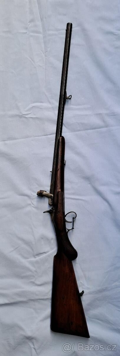 Belgická puška terčovka WARNANT ELG 9 mm 1873 - 3