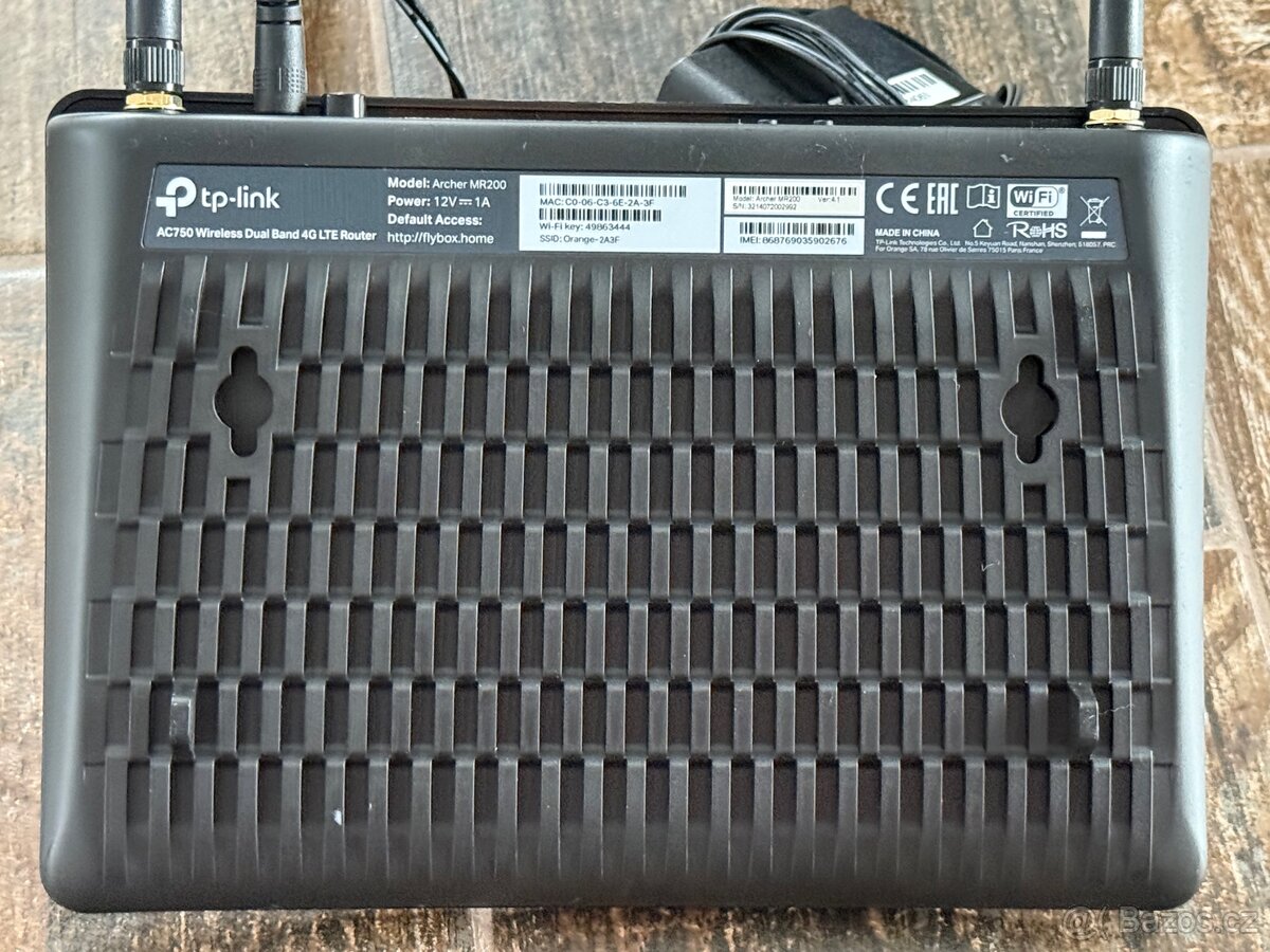 Router TP-Link Archer MR200 4G/LTE (Archer MR200) černý - 3