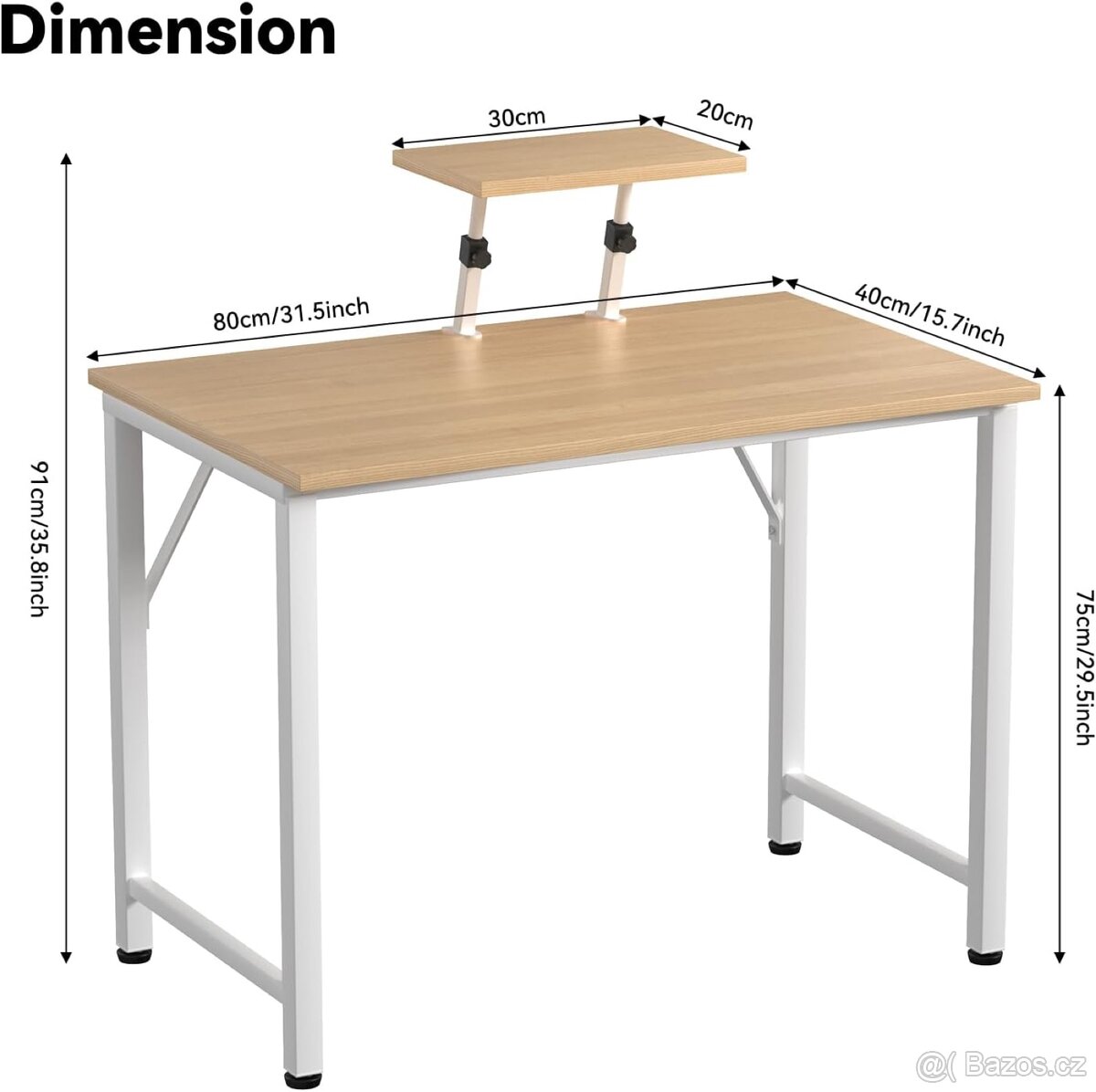 Počítačový stůl do menších prostor - 3