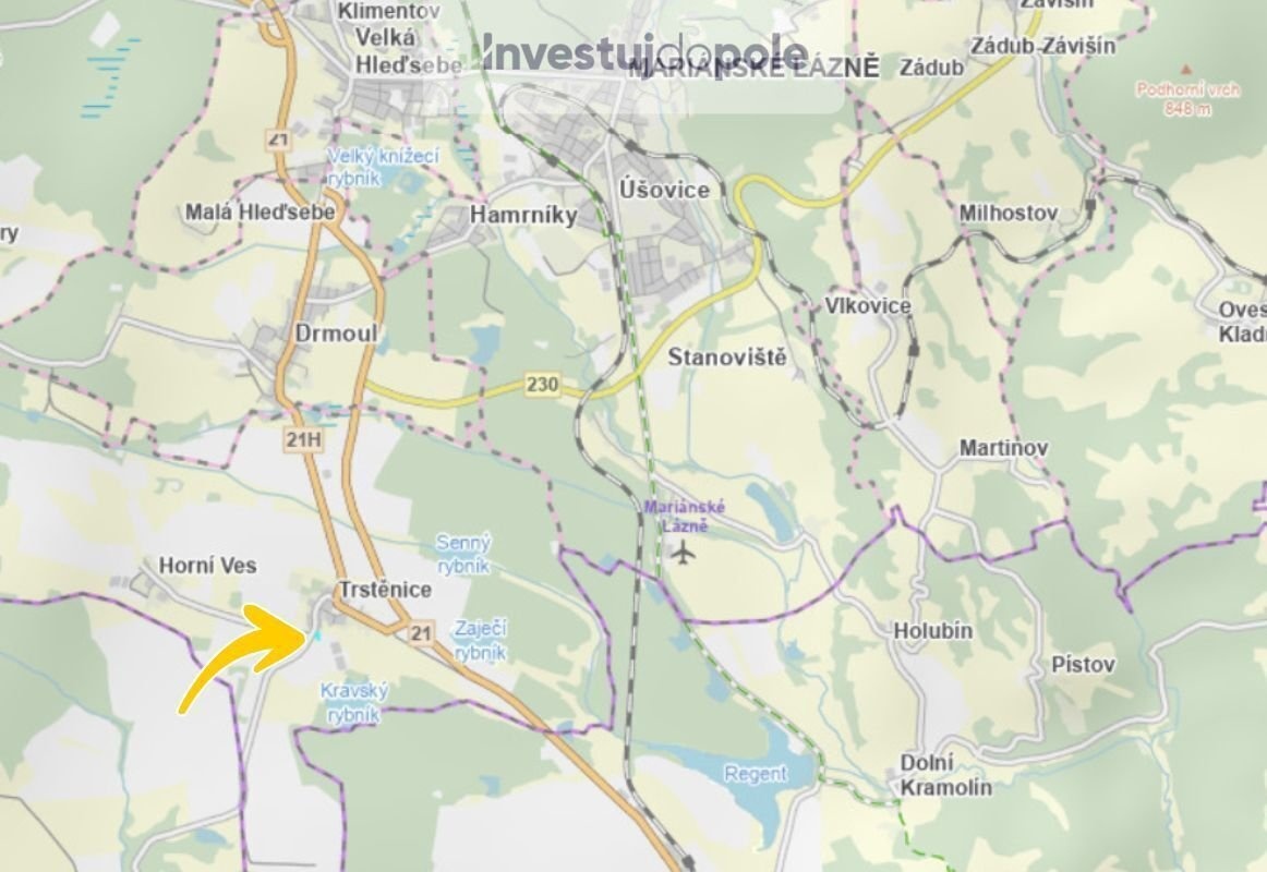 Prodej specifického pozemku 1 866 m², Trstěnice - 3