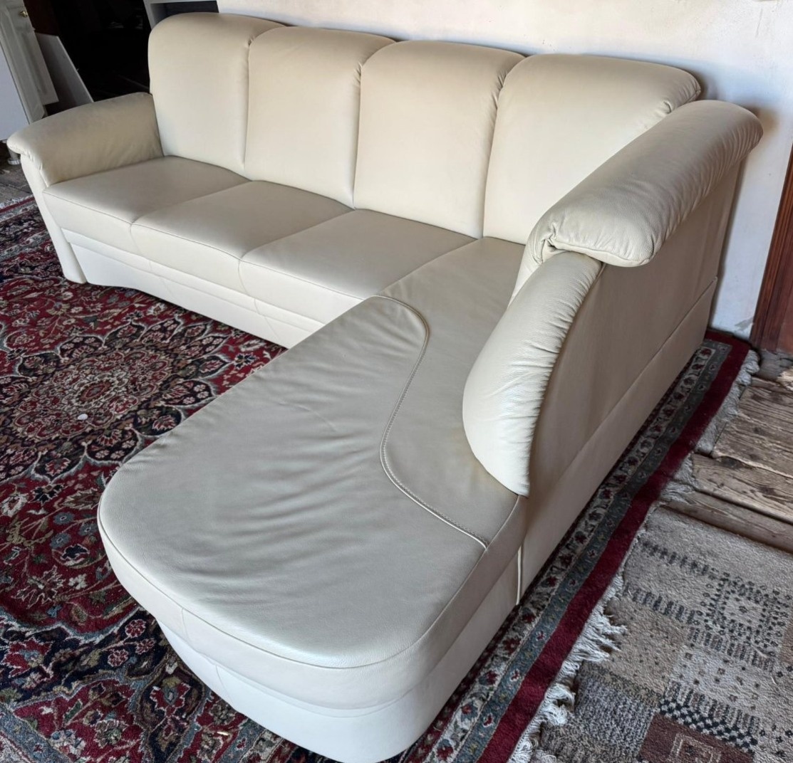 Kožená rohová sedačka, 5249 - 3