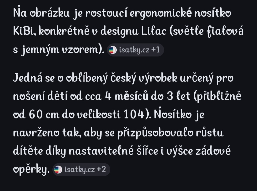 Nosítko KiBi Lilac - 3