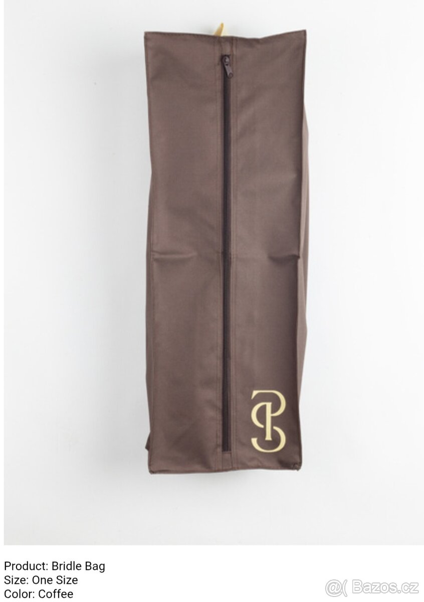 Uzdečka PS of Sweden GP Black Patent full - 3