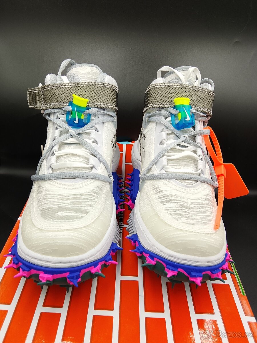 OffWhite × Nike Air Force 1 Mid White - 3