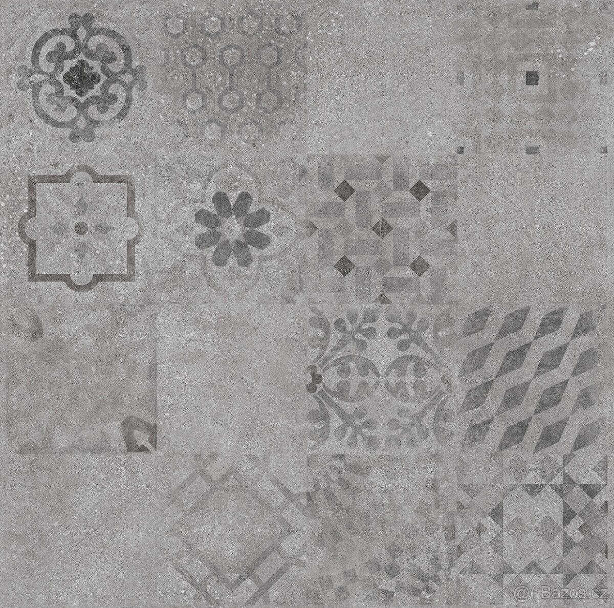keramická dlažba 60x60 dekor beton - 3