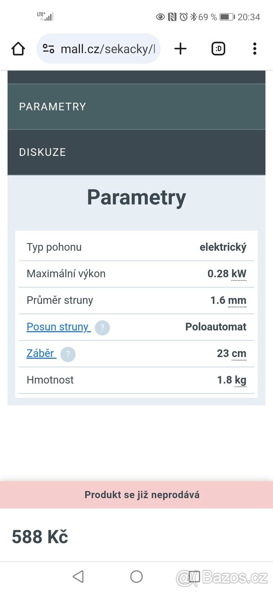 Bosch křovinořez - 3