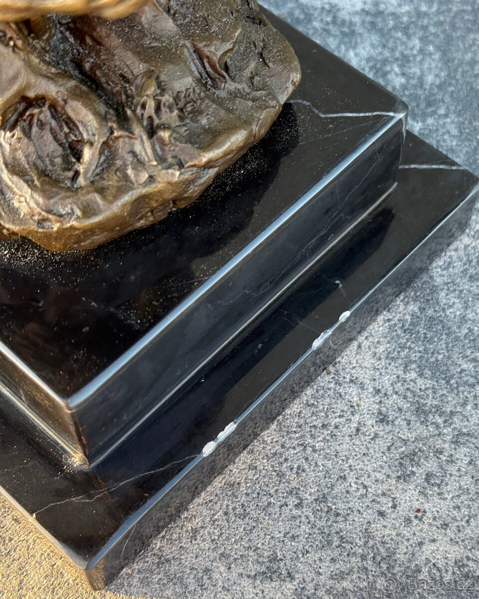 Bronzová socha Napoleon na koni vojenský vůdce luxusní dárek - 3