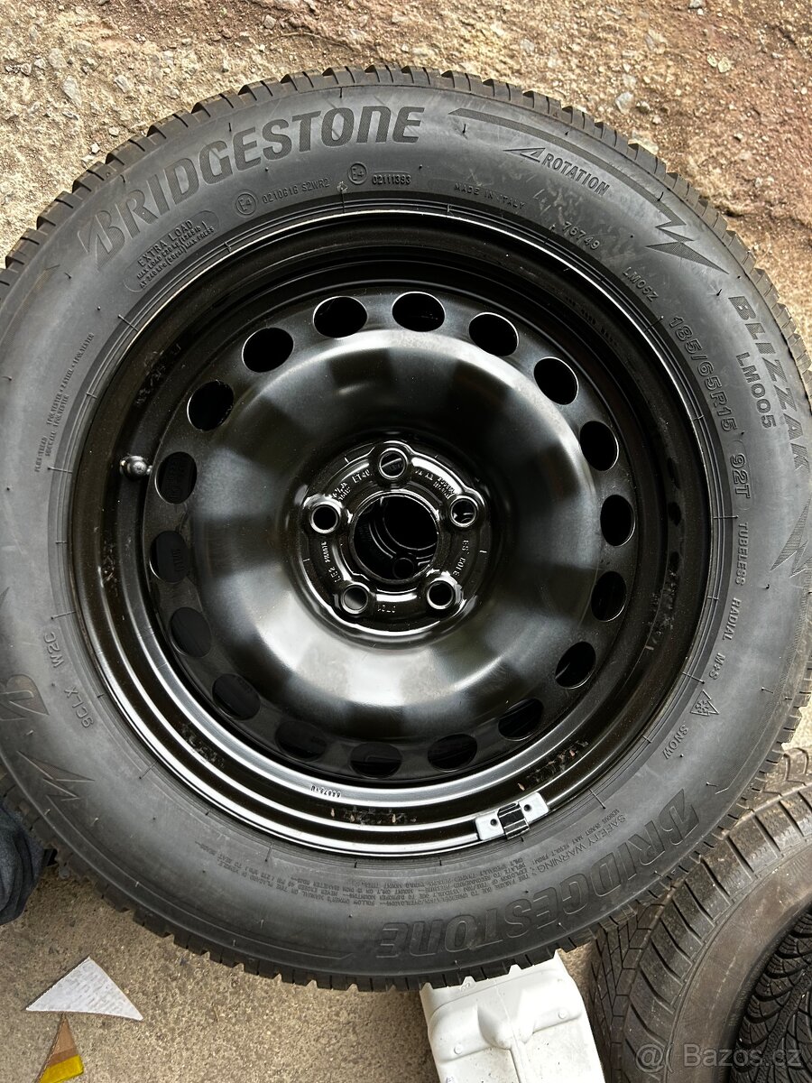 Škoda Fabia 4, VW Polo, 185/65/15 zimní sada - 3