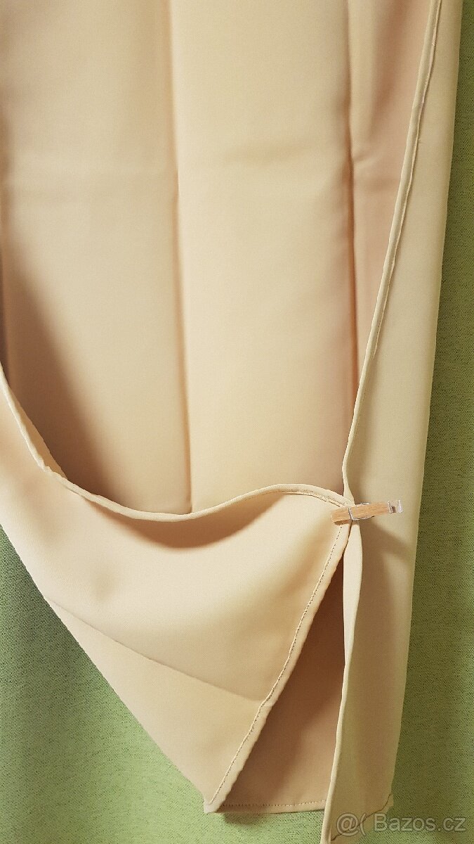 Závěsy NOVÉ zastiňovací, na 4 okna - 3