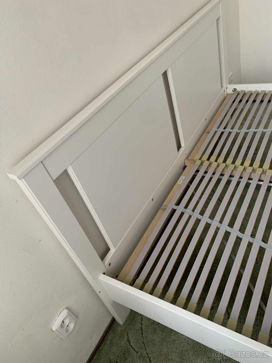 Postel IKEA 160x200 bílá Songesand - 3