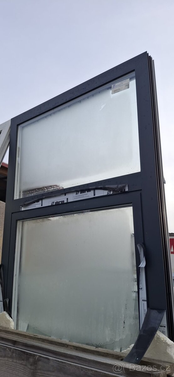 dveře balkon. hliníkové 96x279 cm jednokřídlé barva antracit - 3