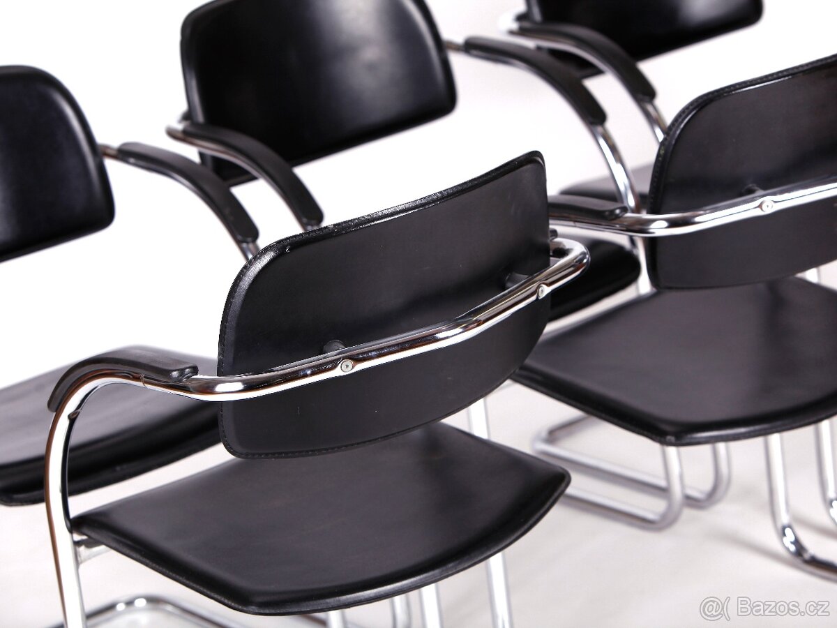 Chromované židle ve 100 % stavu, 6 kusů. - 3