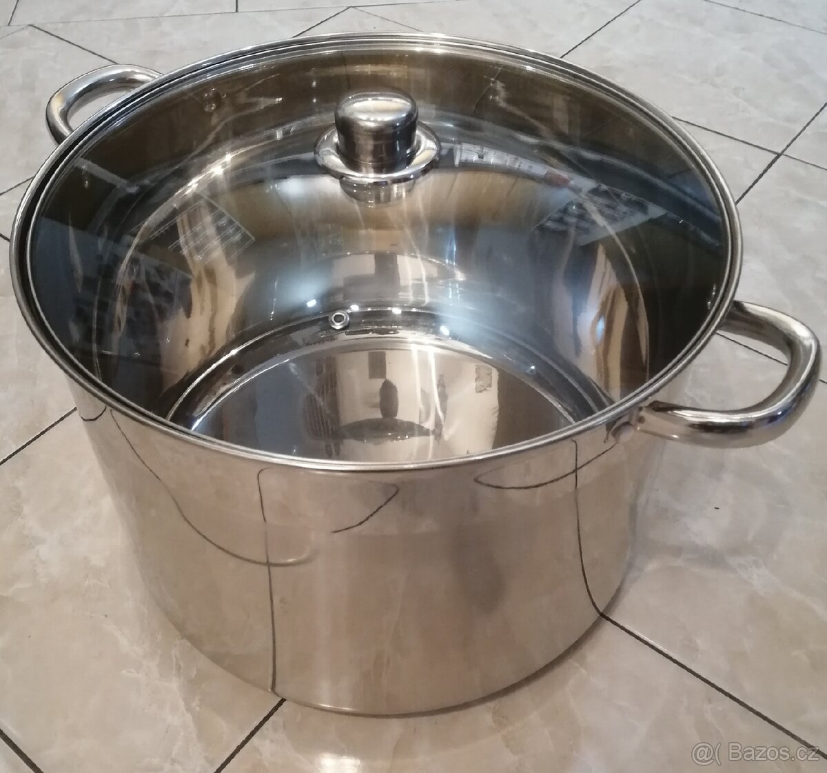 Gastro nerez hrnec velký objem 20litru na indukci atd - 3