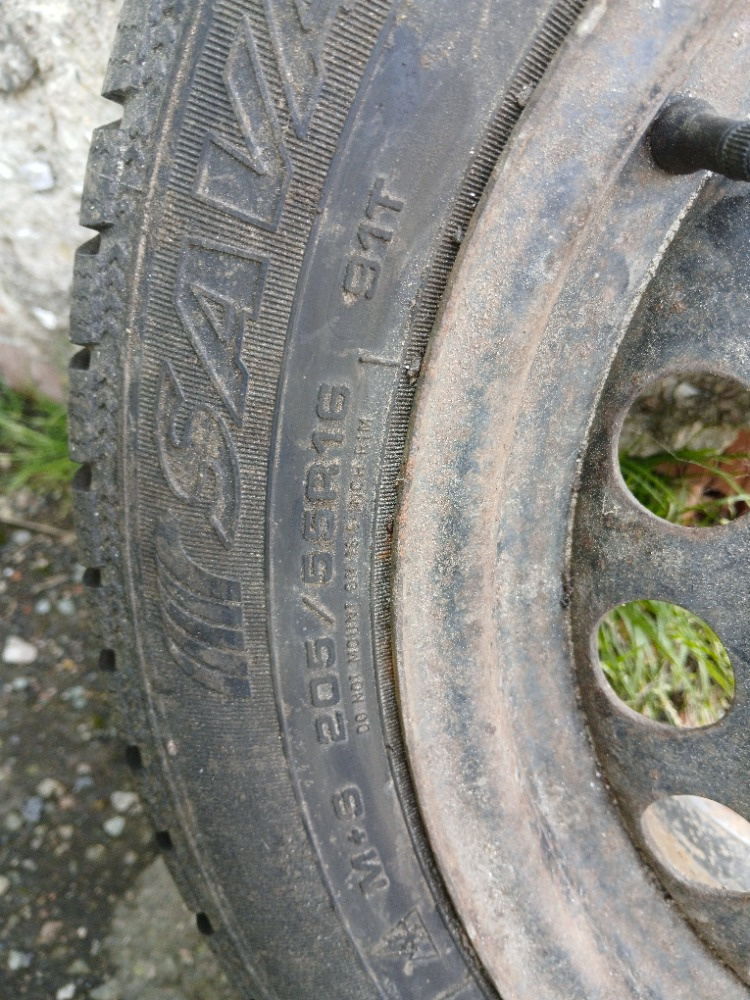 Prodám zimní pneumatiky 205/55 R16 91T Opel Meriva - 3