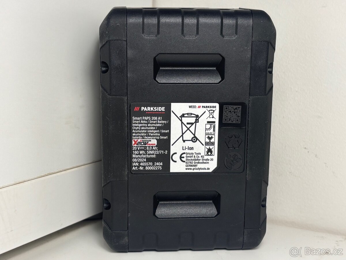 Parkside Performance Smart akumulátor 8 Ah PAPS 208 A1 - 3