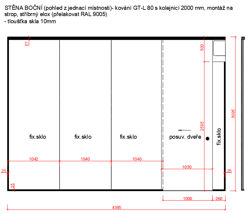 PRODÁM DVĚ CELOPROSKLENÉ PŘÍČKY - 3