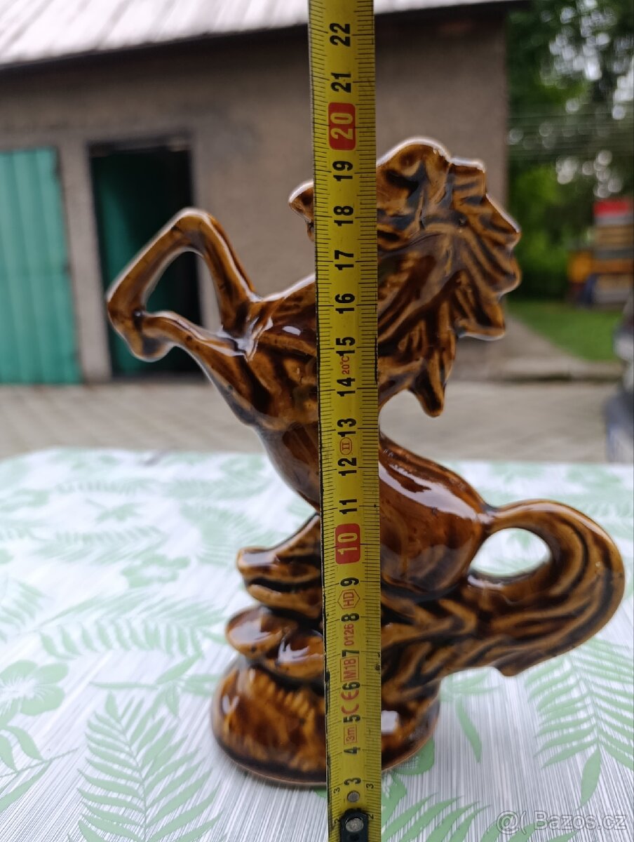 Keramická soška koně 20cm - 3