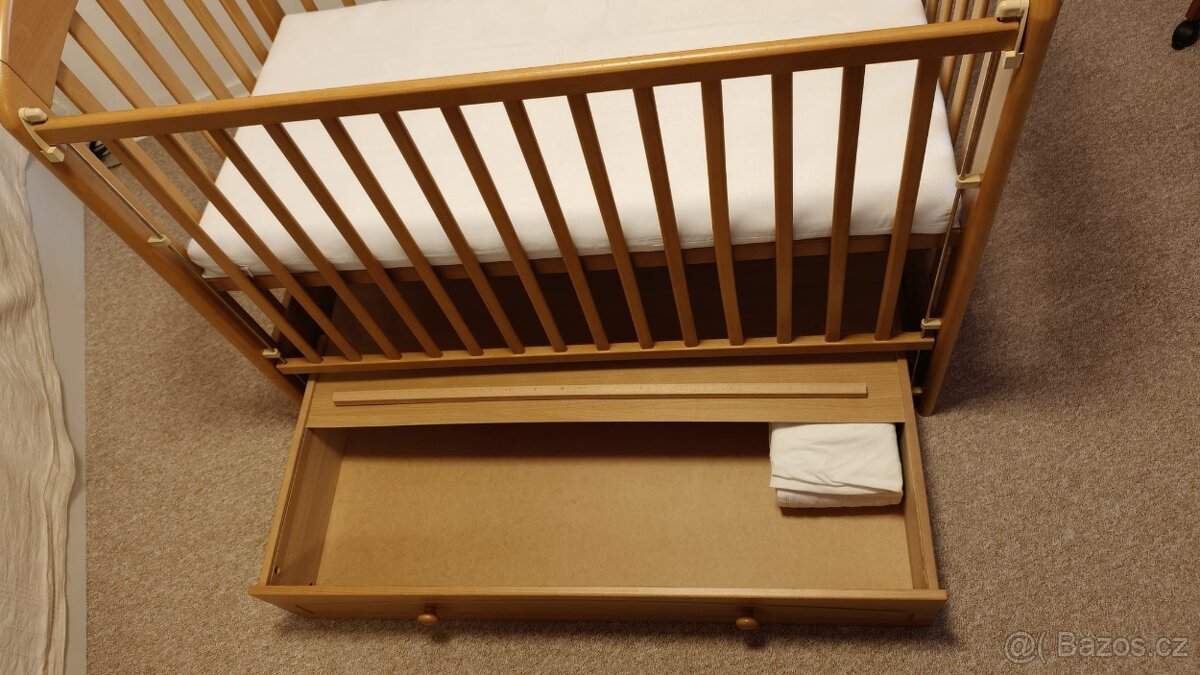Dětská postýlka Scarlett se šuplíkem - 3