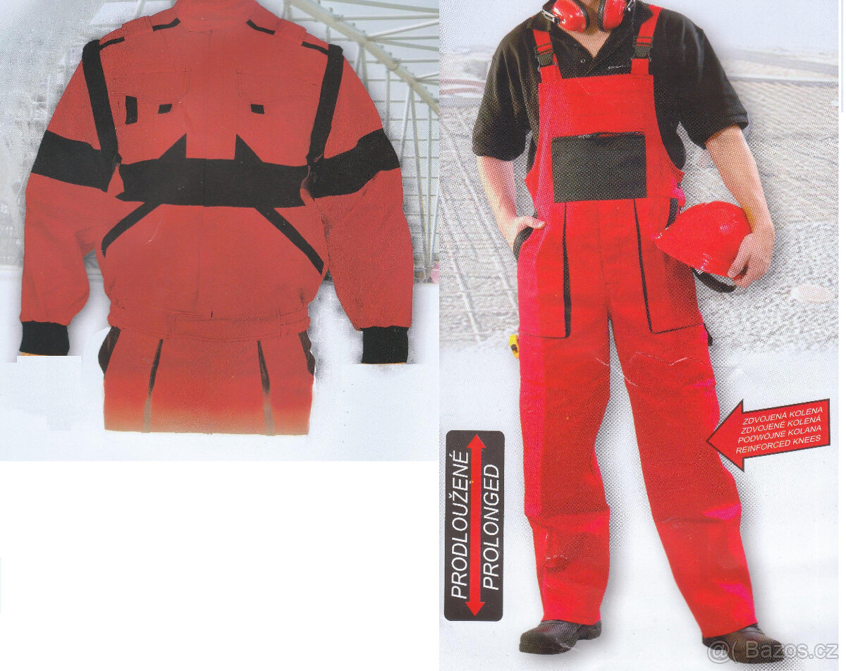 Montérky - sada BLŮZA + KALHOTY s laclem - 3