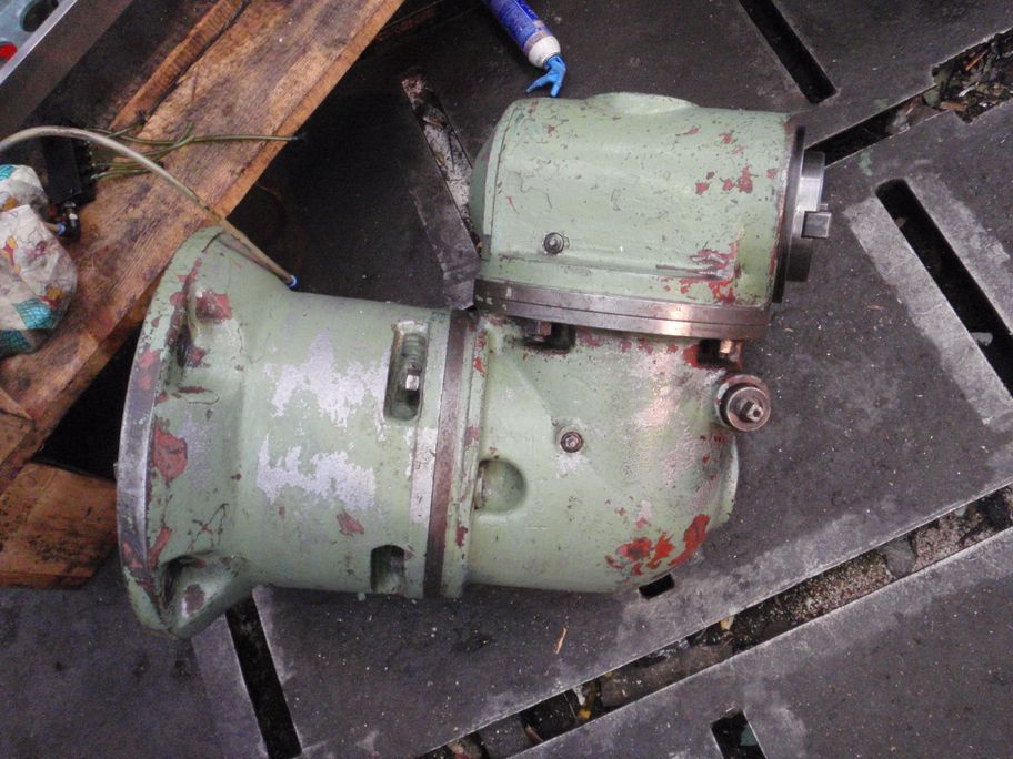 Lícní deska, frézovací hlavy na vyvrtávačku WHN13, opora - 3