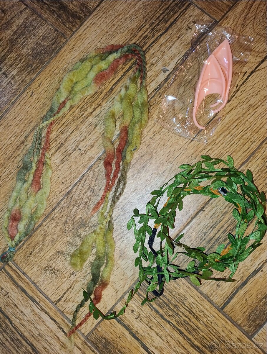 Elfka víla cosplay kostým - 3