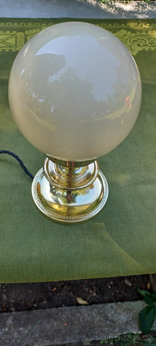 Masivní mosazná lampička - 3
