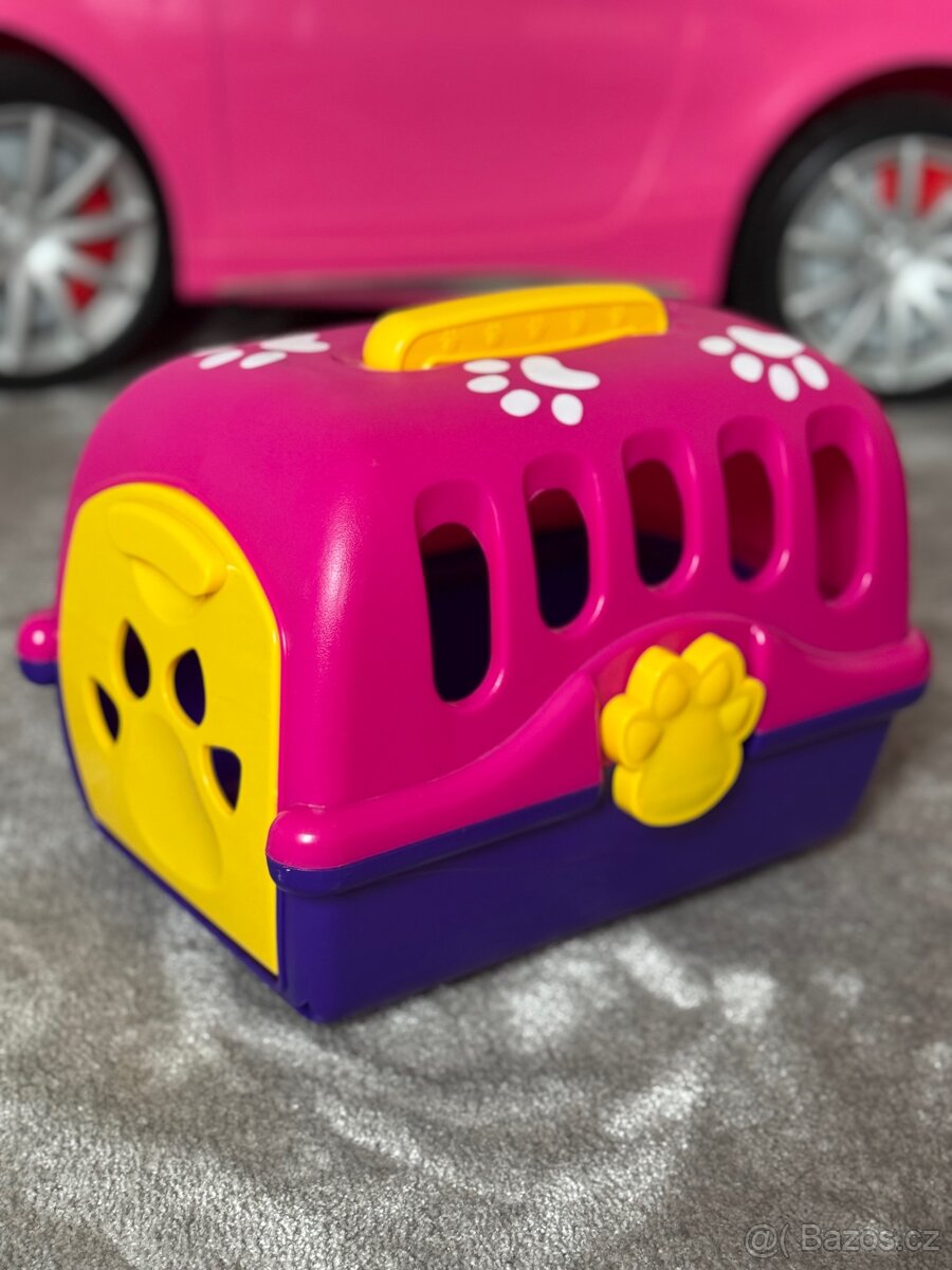 Přepravní box s plyšovým pejskem. - 3