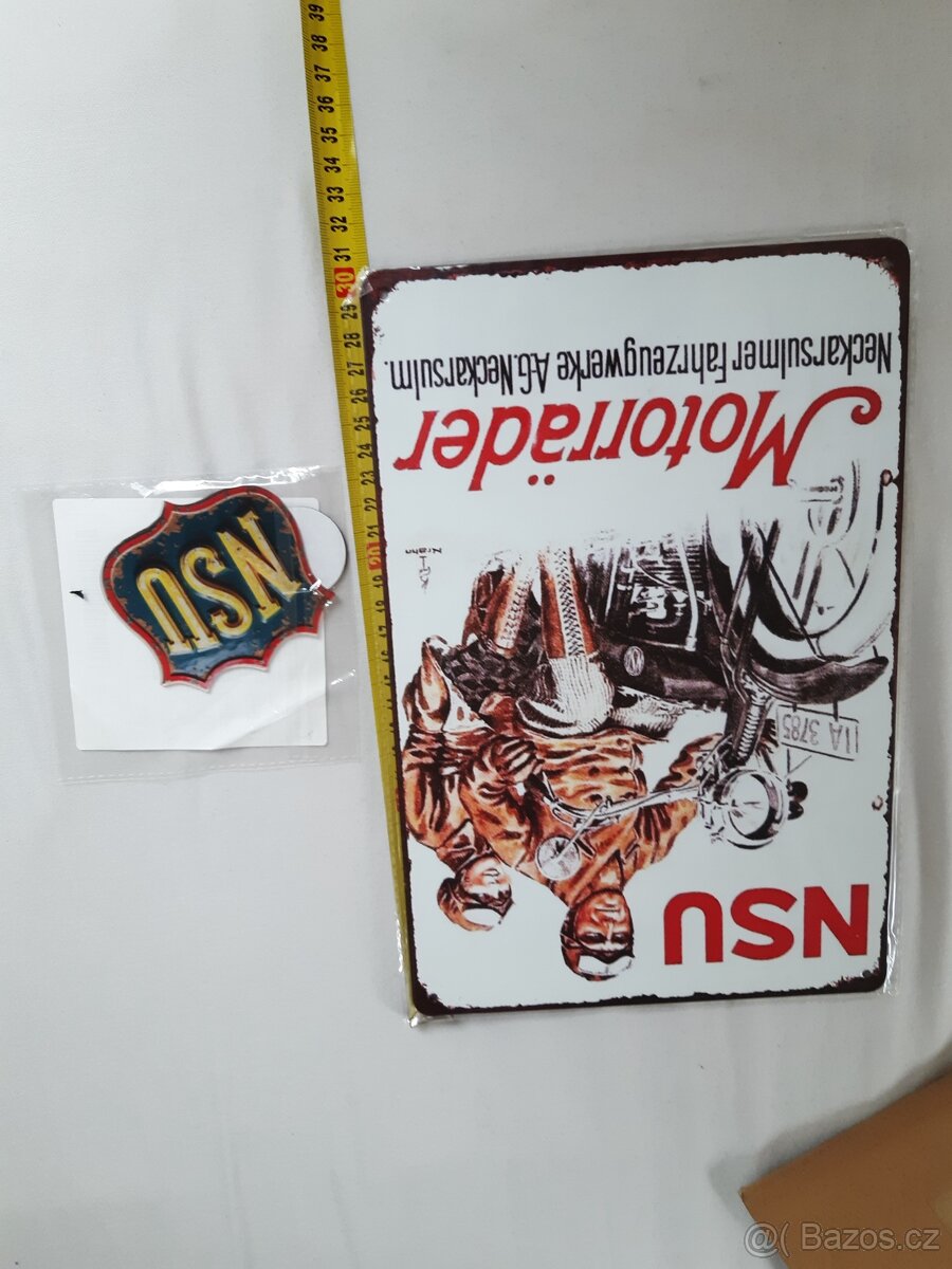 NSU cedule retro+magnetka - 3